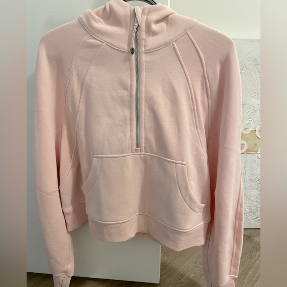 Half Zip Scuba Flush Pink M/L - Picture 1 of 3
